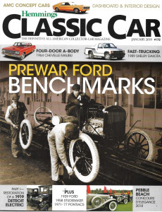 HEMMINGS CLASSIC CAR 2019 JAN - '89 SHELBY DAKOTA,'64 MALIBU, '19 ELECTRIC